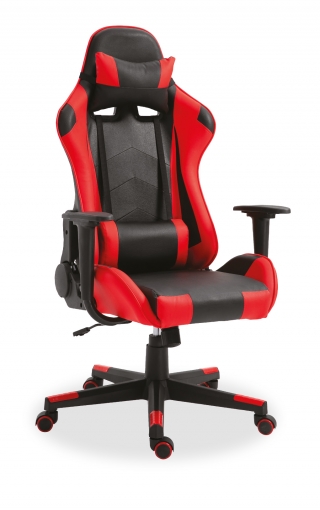 Gamingstoel-Rood-Zwart---BAR-275