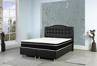 Boxspring-Crown-Zwart-160x200---BAR-997